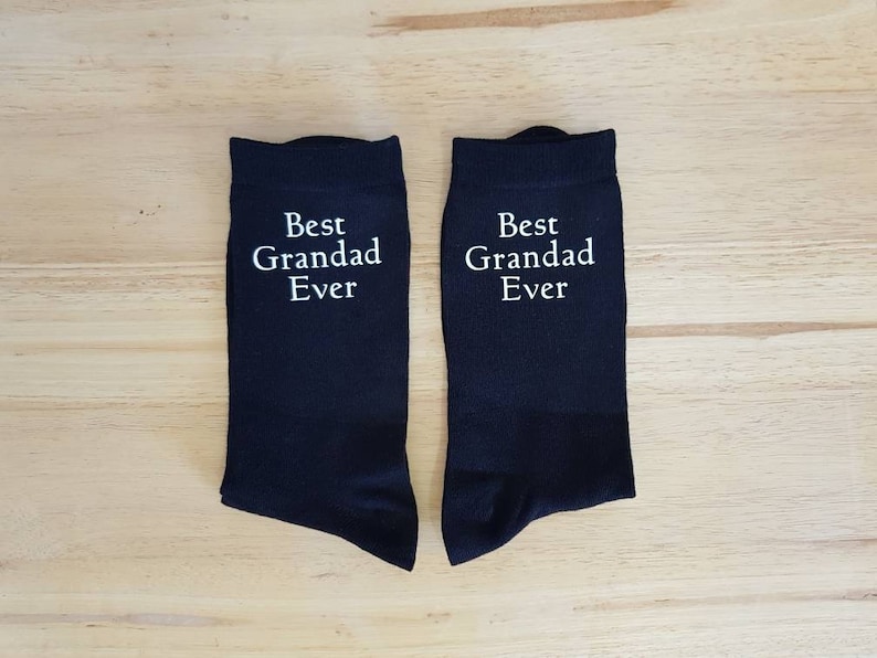 Best Dad Ever Socks~Personalised Dad Socks~Father/'s Day Gift~Present for Dad~Gift for Daddy~Dad/'s Birthday present~Custom Cotton Socks