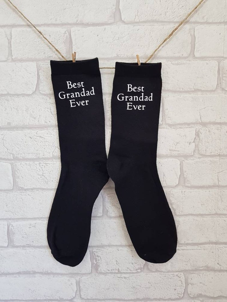 Best Dad Ever Socks~Personalised Dad Socks~Father/'s Day Gift~Present for Dad~Gift for Daddy~Dad/'s Birthday present~Custom Cotton Socks