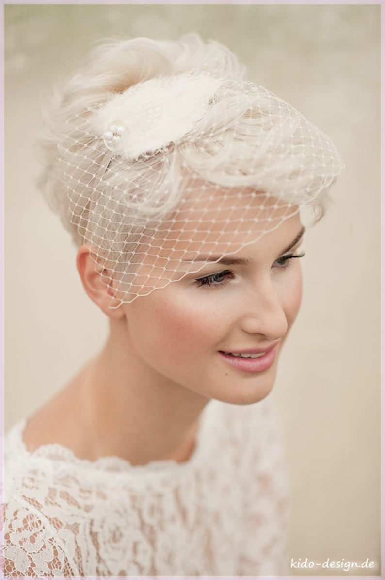 Brautschmuck kurze Haare