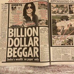 Michael Jackson The Sun Newspaper Tribute This Is It , This Was It UK June 30 2009 image 2