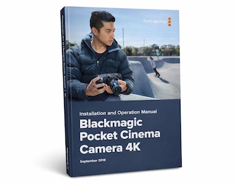 Blackmagic pocketbioscoopcamera 4K-handleiding – digitale pdf-download