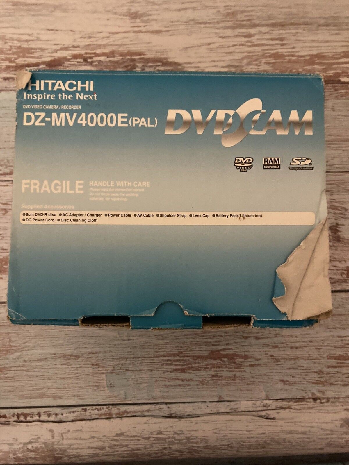 Hitachi Video Camera Recorder Dzmv4000e pal Compact Handheld Cam Etsy