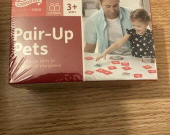 Pair-up pets card game - for over 3 years old
