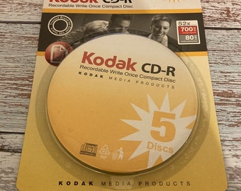 Kodak cd-r pack of 5 disc - blank cds
