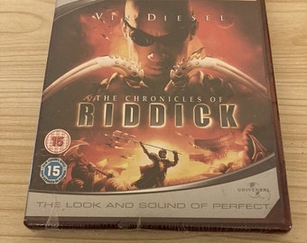 The chronicles of riddick (director's cut) hd dvd vin diesel brand new & sealed