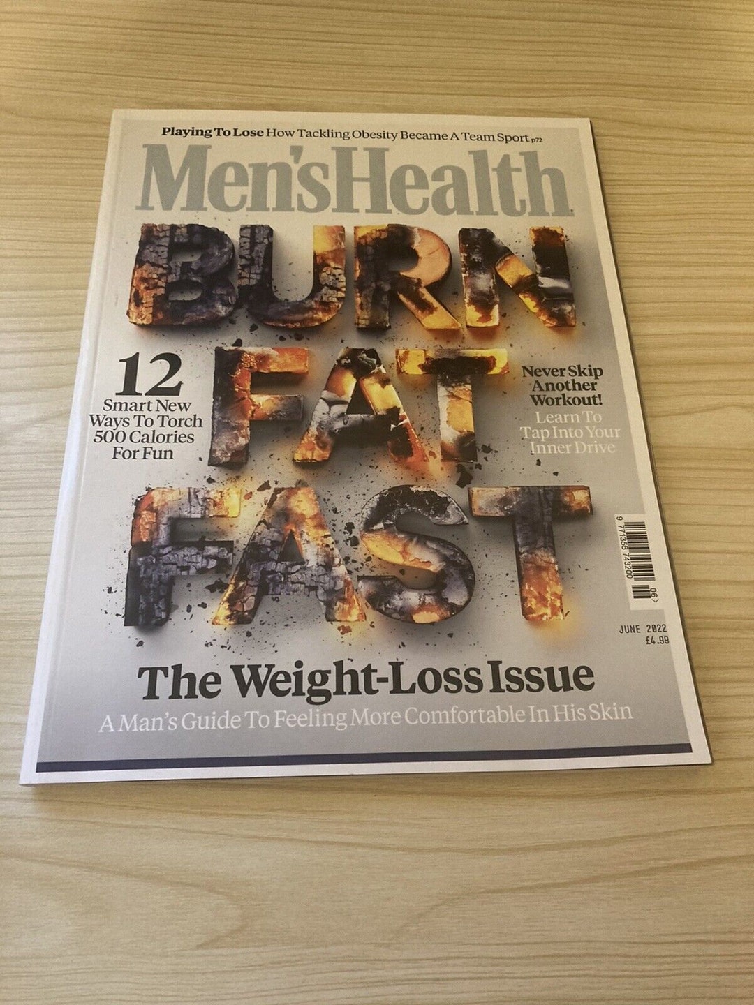 Men's Health Magazine June 2022 'burn Fat Fast Etsy