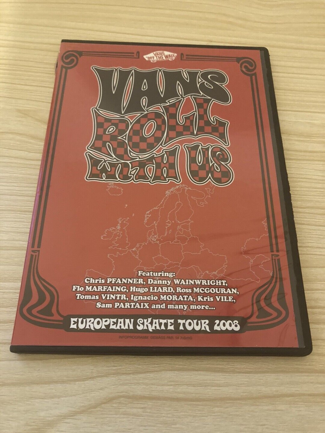 Rare Vintage Vans Roll With Us Dvd 2008 Skateboarding Dvd Etsy