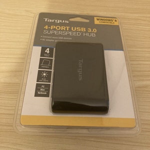 Targus usb 30 4-port hub hub 4 x superspeed usb desktop ach119eu image 1