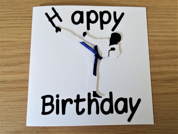 Modern Martial Arts Birthday Card Judo Karate Taekwondo Etsy Modern Martial Arts Birthday Card Judo Karate Taekwondo Etsy