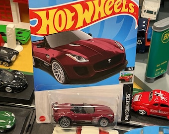 Hot Wheels'15 Jaguar F-type Project 7-diecast Car 1/64 Scale - Etsy