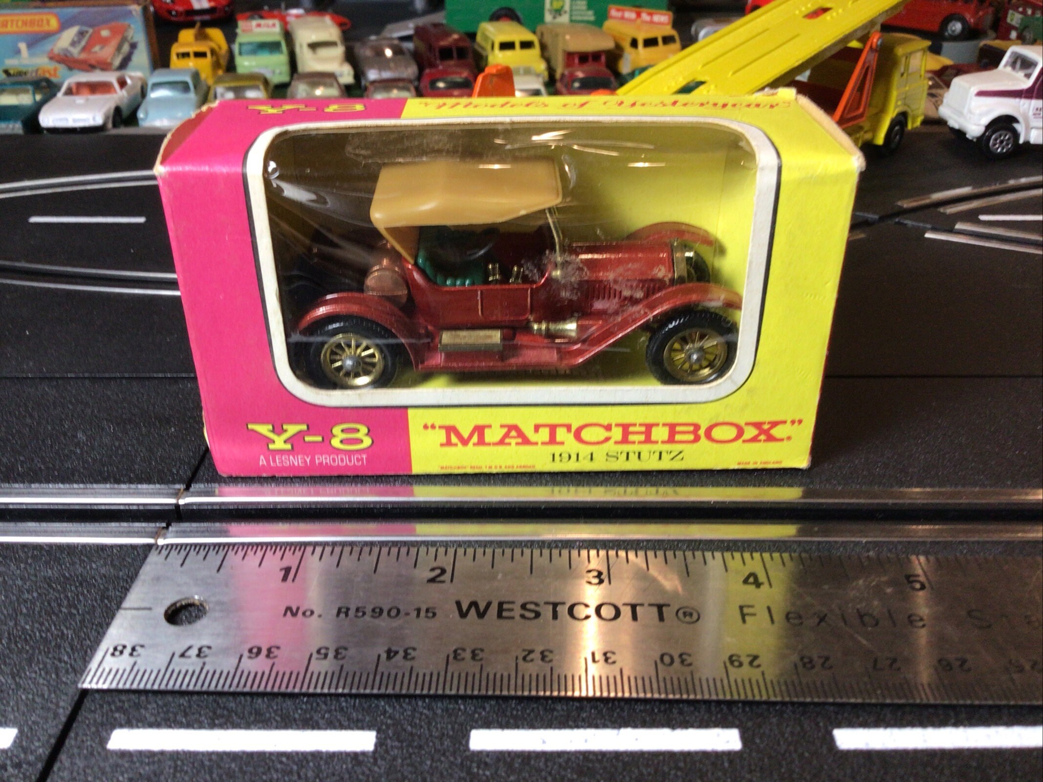 Matchbox Lesney Models of Yesteryear No Y 8 Red 1914 Stutz Diecast