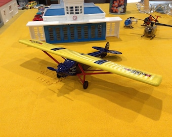 Custom Classics 1927 Ryan Airplane SUNOCO Yellow/Blue Aviator Sampler Diecast