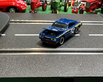 Johnny Lightning Sunoco Blue 1967 Chevrolet Camaro #15 Diecast 1/64 Scale