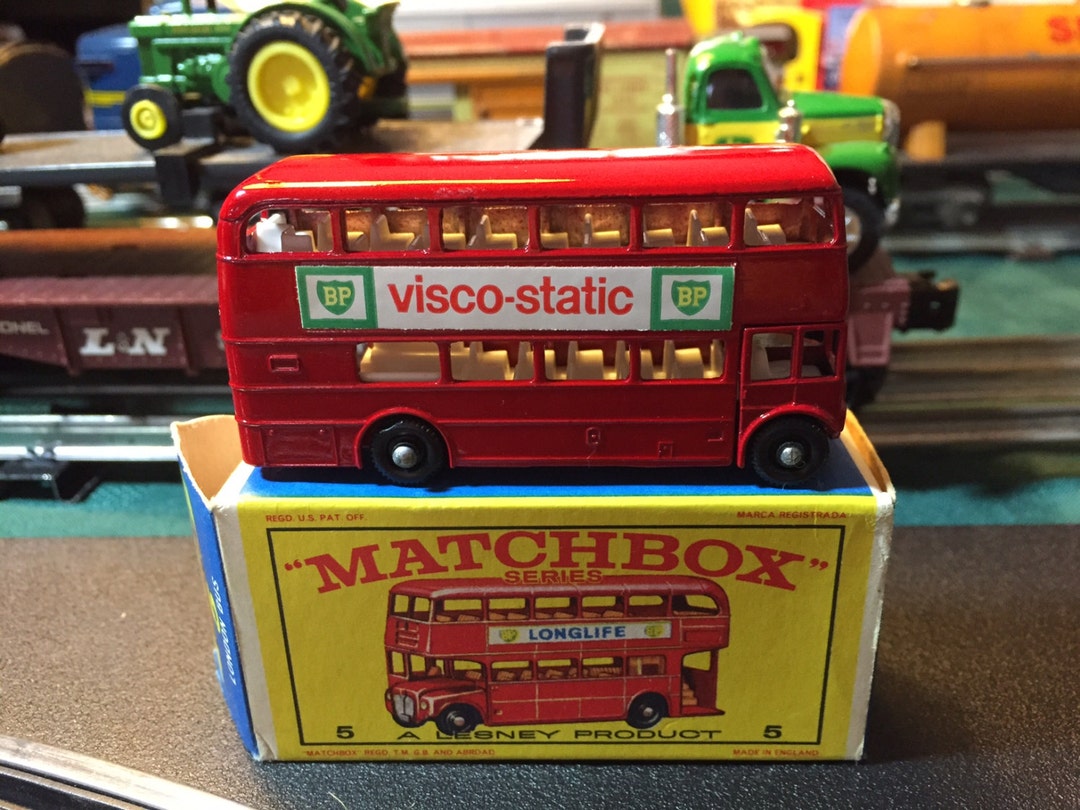 Matchbox Lesney Diecast 1/64 Scale Series No 5 London Bus Vintage