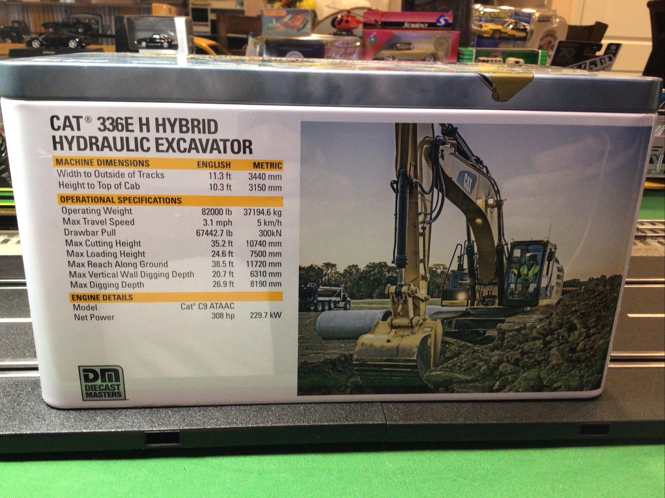 CAT 336E H Hybrid Hydraulic Excavator 1/50 Diecast 85279 New CAT 336E H Hybrid Hydraulic Excavator 1/50 Diecast 85279 New