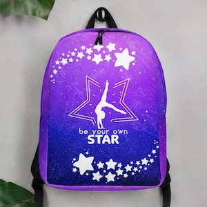 Personalized Gymnastics Backpack, Dancer Backpack, Gymnastics School Bag, Gymnastics Gift, Gymnastics Bag, Backpack,  School Backpack