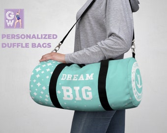 Gymnastics Bag, Gymnastics Duffel Bag, Personalized Gymnastics Bag, 3 sides prints, Gymnastics Gift, Gymnastics, Gymnast Accessories.