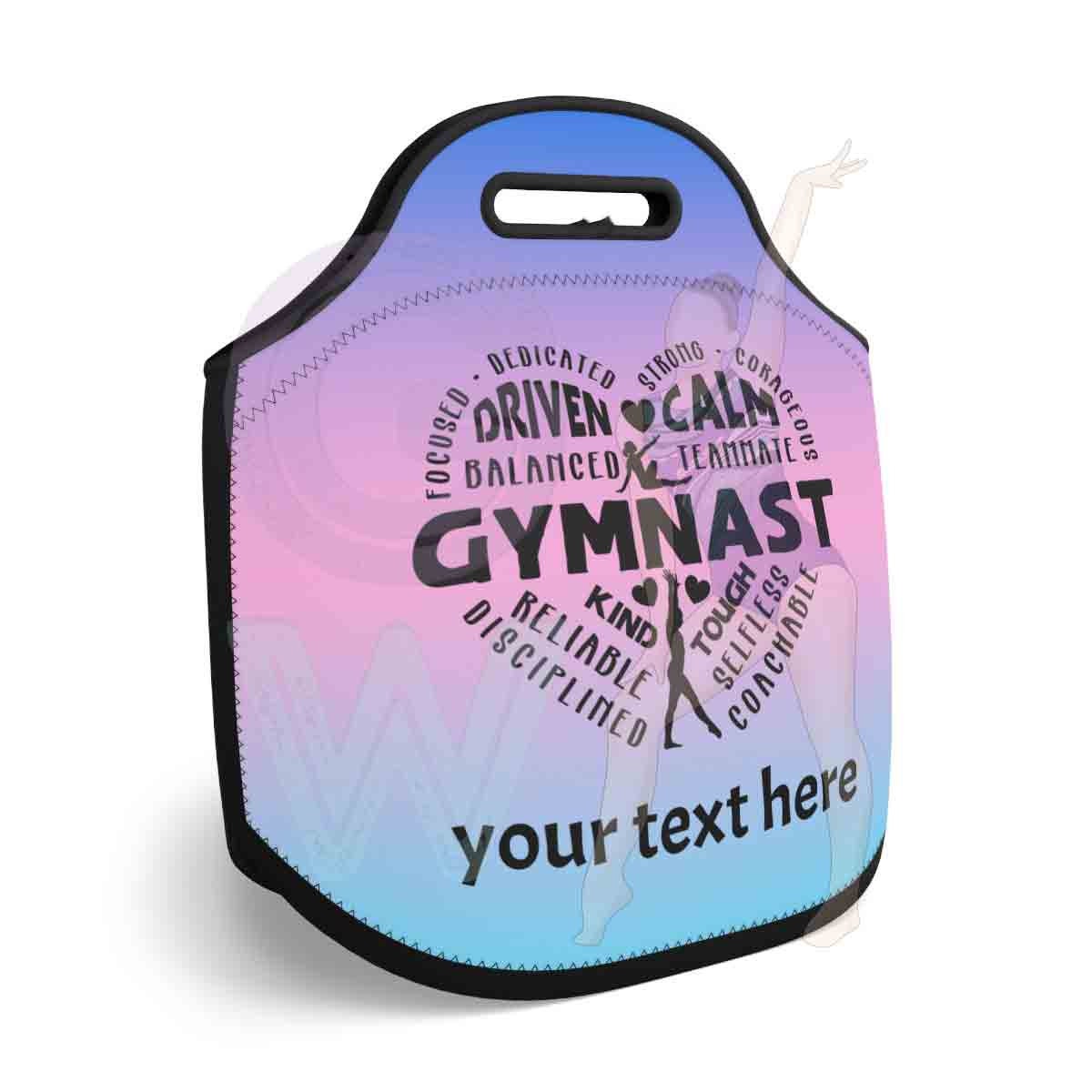 Gymnastics Lunch Bag, Gymnastics Snack Bag, Gymnastics Bag, Gymnastics