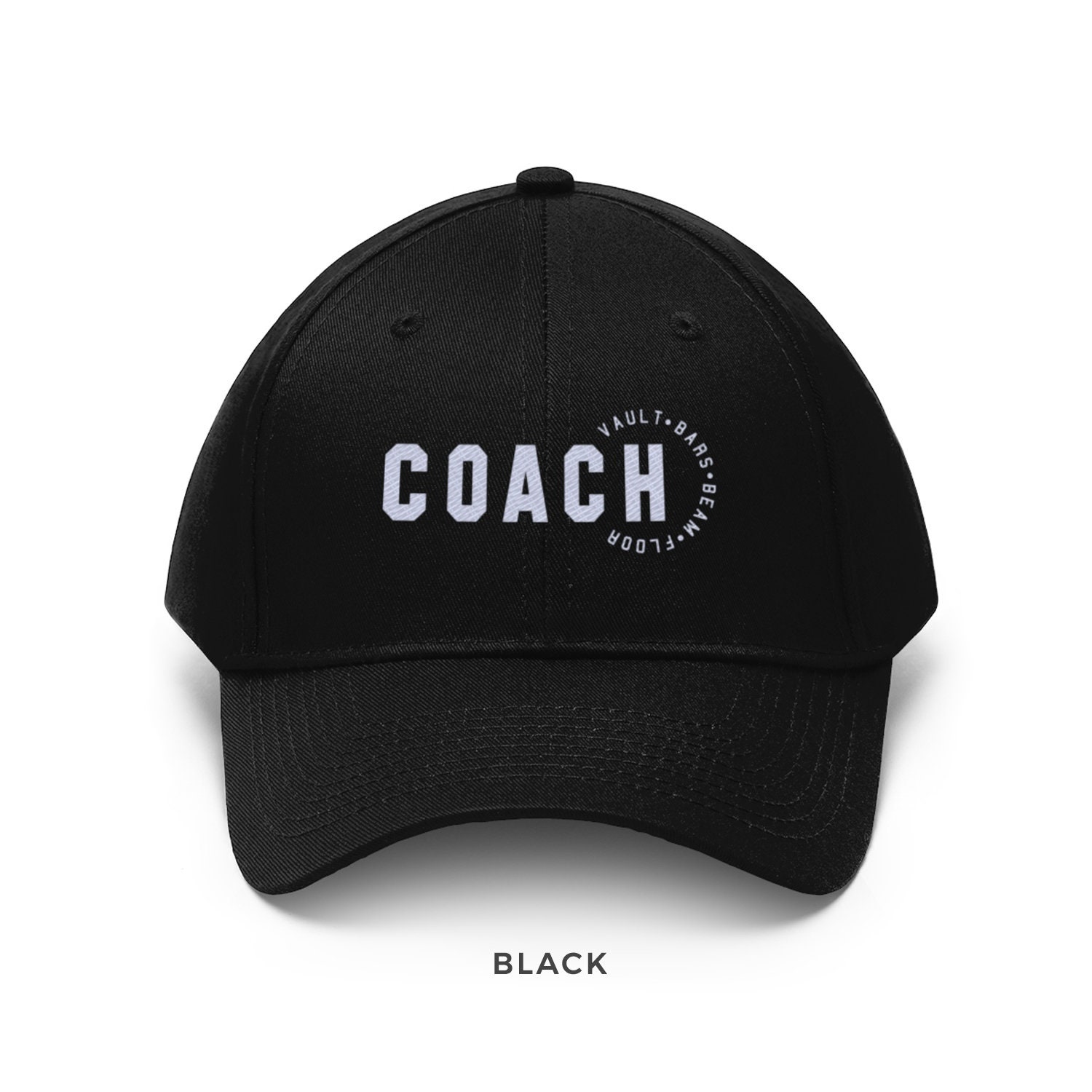 Gymnastics Coach Cap, Gymnastics Coach Hat, Gymnastics Coach Gift, Gymnastics Cap, Unisex Twill