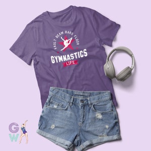 Gymnastics Life T-Shirt, Gymnastics Shirt, Gymnastics Kids T-Shirt, Gymnastics Gift, Gymnastics Apparel, Kids Heavy Cotton Tee