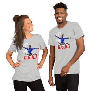 Gymnastik-T-shirt, Simone Goat-T-shirt, Gymnastik-T-shirt för vuxna och barn, Gymnastik-OS-T-shirt, Gymnastikpresent, bild 4