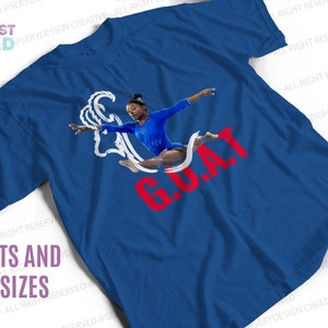 Gymnastik-T-shirt, Simone Goat-T-shirt, Gymnastik-T-shirt för vuxna och barn, Gymnastik-OS-T-shirt, Gymnastikpresent, bild 8