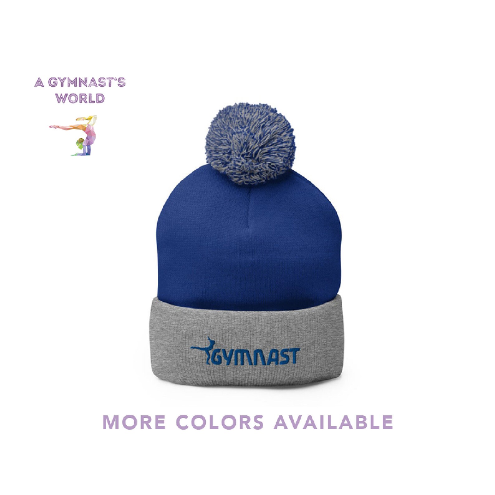 Gymnastics Hats Pom Pom Knit Cap Gymnastics Beanie Hats Etsy