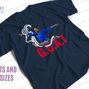 Gymnastik-T-shirt, Simone Goat-T-shirt, Gymnastik-T-shirt för vuxna och barn, Gymnastik-OS-T-shirt, Gymnastikpresent, bild 7