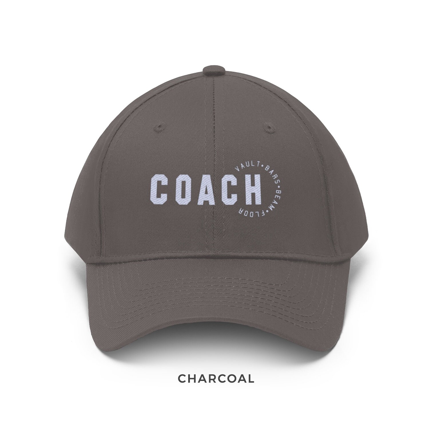 Gymnastics Coach Cap, Gymnastics Coach Hat, Gymnastics Coach Gift, Gymnastics Cap, Unisex Twill