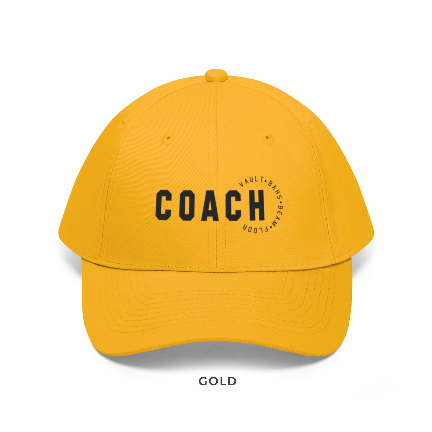 Gymnastics Coach Cap, Gymnastics Coach Hat, Gymnastics Coach Gift, Gymnastics Cap, Unisex Twill