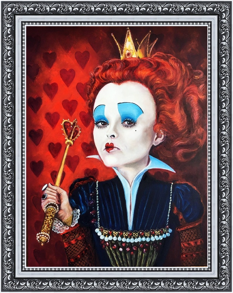 Artist Olga Begisheva K. the Red Queen Alice in Wonderland Etsy