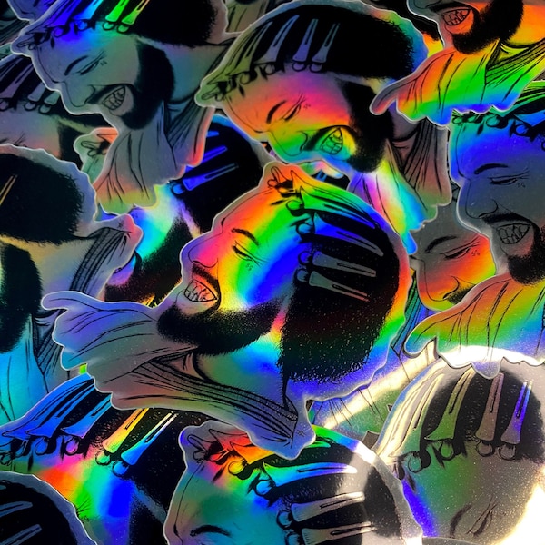 Drake Stickers Holographique