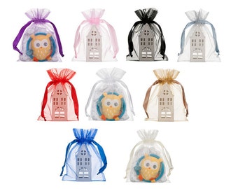 Bolsas de organza grandes – tamaño 20×28 cm in colores diferente