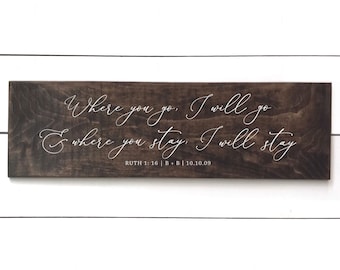 wedding vows wood etsy