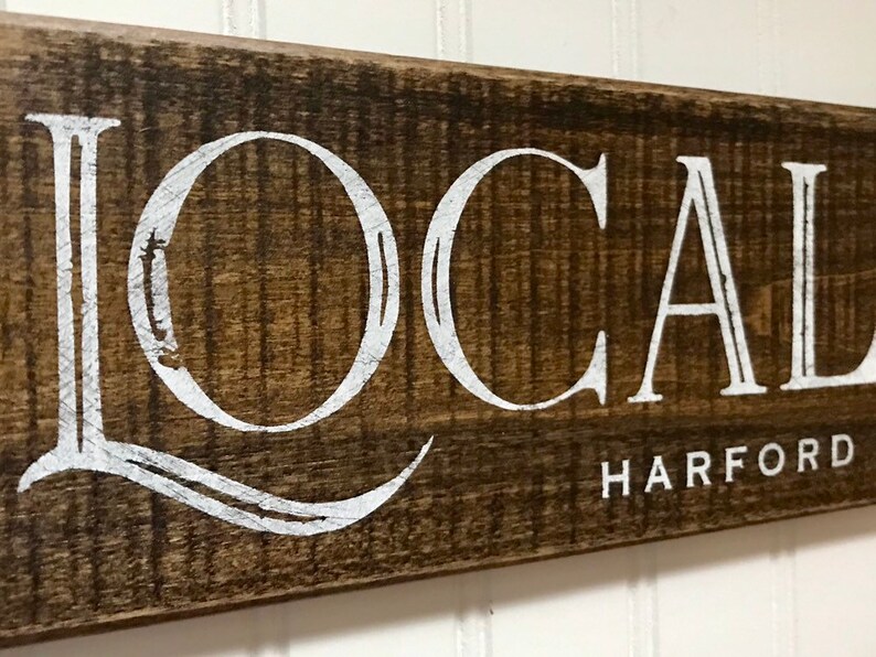 Locally Grown Sign Large Personalized Wooden Sign 3 sizes | Etsy