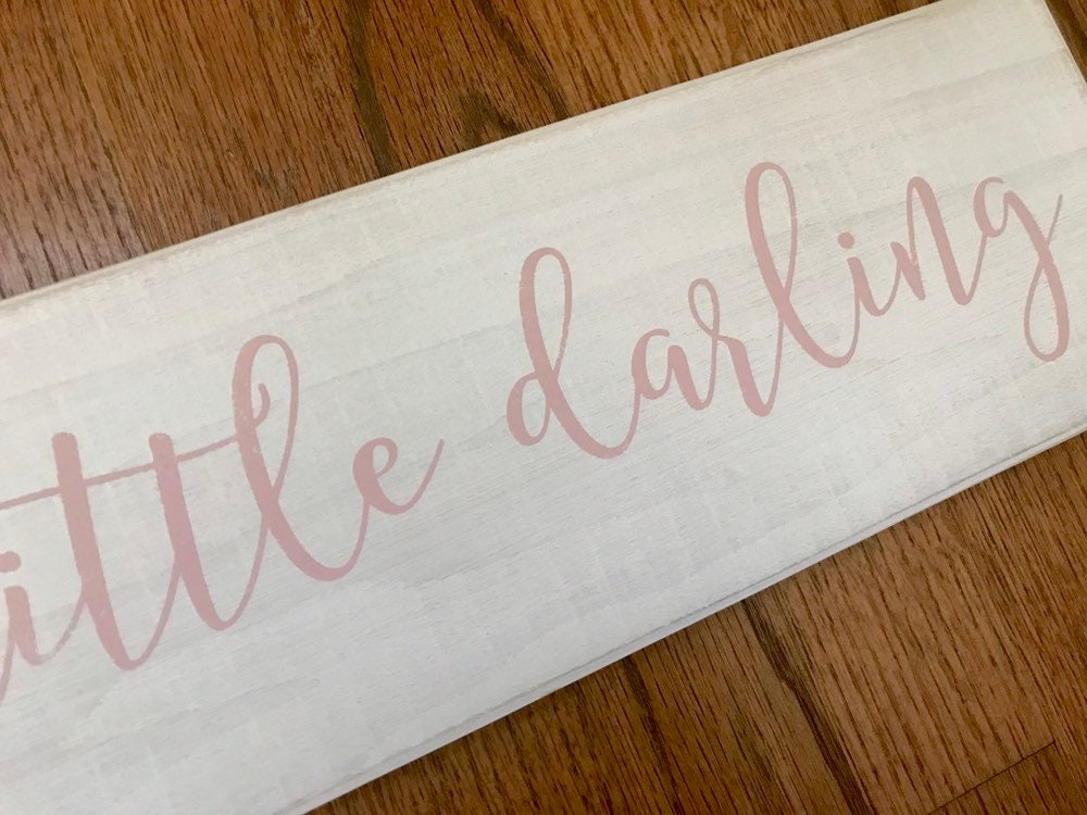 Here Comes the Sun Little Darling Wood Sign Music Nursery Etsy