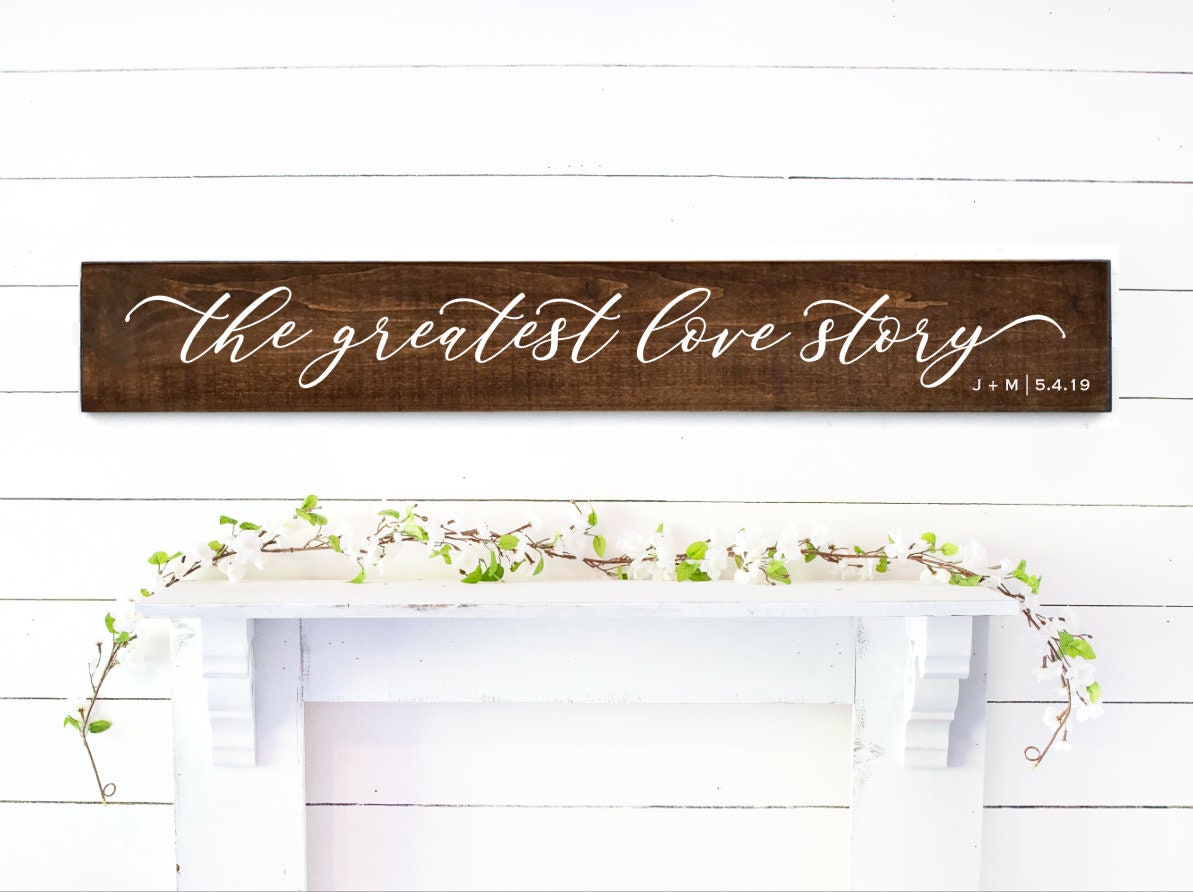 The greatest love story lyrics Personalized First Dance Song | Etsy