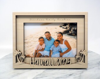 Personalized Cancun Photo Frame | Mexico Vacation Picture Frame