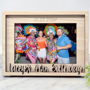 Personalized 40th Birthday Picture Frame | 4x6 or 5x7