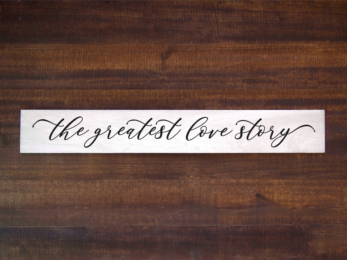 The greatest love story lyrics Personalized First Dance Song | Etsy