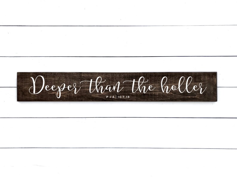 Deeper Than The Holler Wedding Songs