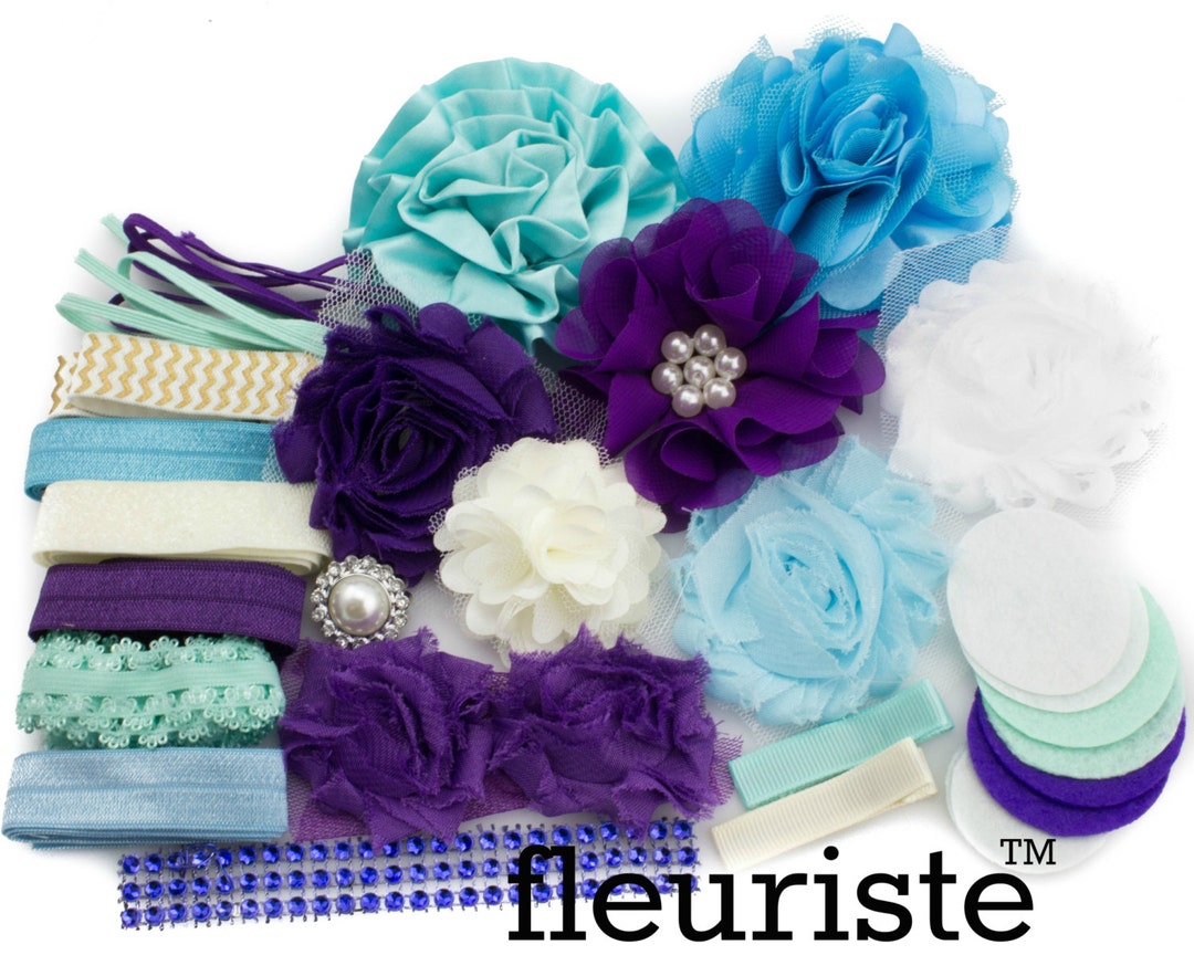 DIY Headband Kit Headband Making Kit Baby Shower Kit Etsy