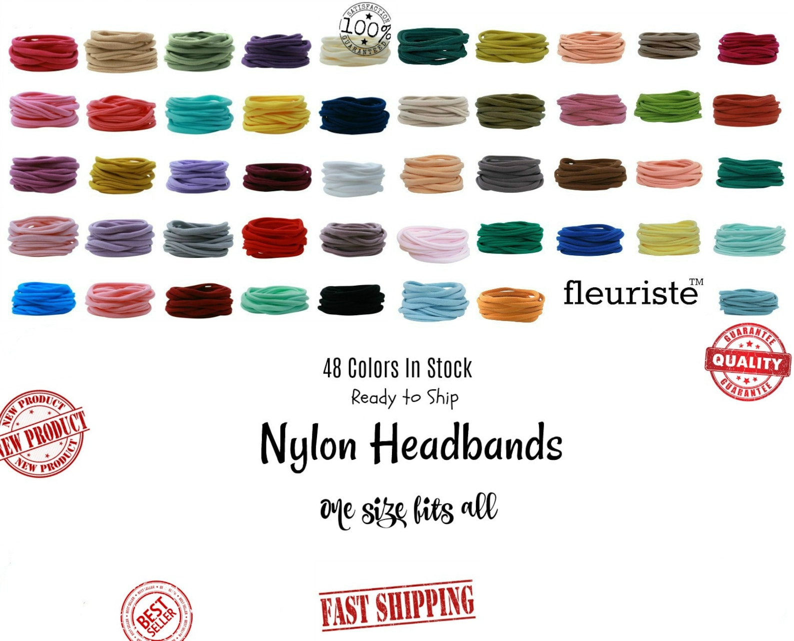 Nylon Headbands Wholesale Nylon Headbands Bulk Wholesale Etsy