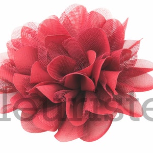 MAROON 5&quot; Chrysanthemum Flower, Wholesale Flower, Fabric Flower, Headband Flower, Flower Embellishment,  Diy Flower, DIY chiffon flower