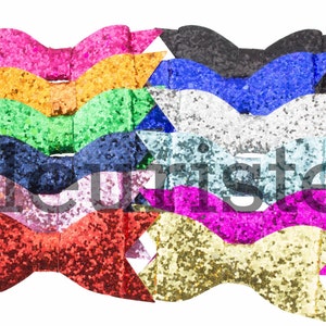 Glitter Bows, Large Glitter Bow, Sparkly Bows, Hard Bows, diy Bows, DIY Hair Bows, DIY Bows, Wholesale Bow, Diy Headband, 4&quot; Choose Color