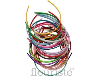 Satin Headbands, Plastic Headbands, 9mm Headbands, DIY Headbands, Wholesale Headbands, Plain headbands, Covered Headbands, Toddler Headbands