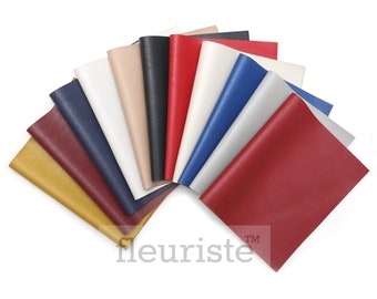 25 Colors Full Sheet Faux Leather Sheets, 8"x12", Cricut Bow Supplies, Synthetic Leather Sheets, Fabric Leathers, Earring Supplies, DIY