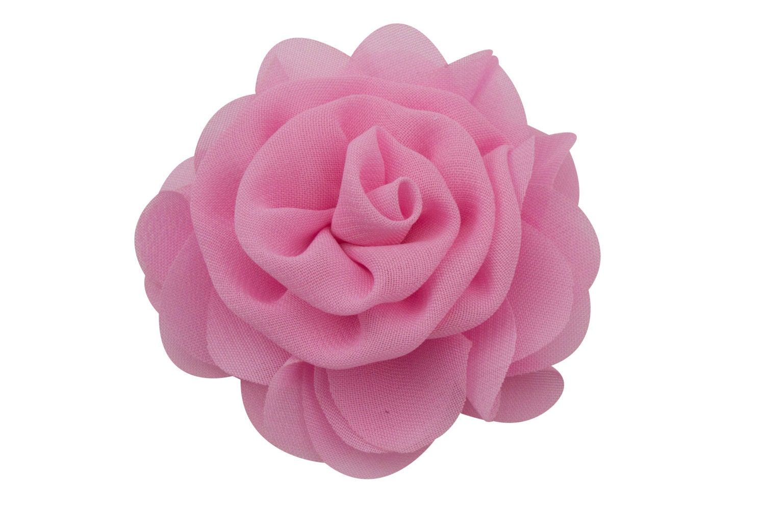 PINK Chiffon Flower Wholesale Flower Fabric Flower Headband - Etsy