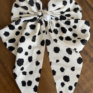 7&quot; Extra Large Bow, Girls Bow with the Clip,Women Large Bow Hairpin Summer Chiffon Big Bowknot Bow Barrettes Ponytail Clip Hair Accessories