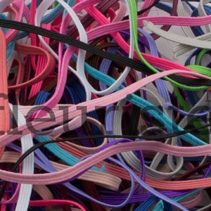 3 mm 1/8&quot; Skinny Elastic Grab Bag, Grab Bag FOE, 3mm Elastic, 1/8 Elastic, Grab Bag Elastic, Solid Elastic, Elastic Grab Bag Skinny Grab Bag